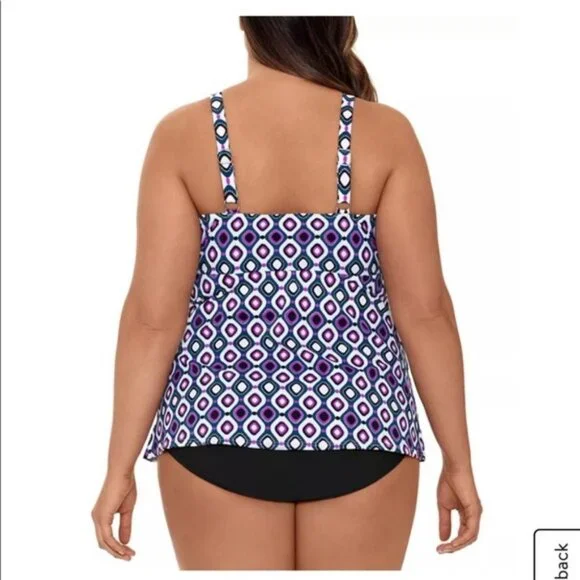 8/10/18W Swim Solutions Swim Suit H06 - Picture 2 of 8